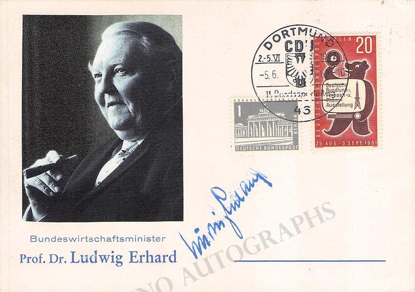German Presidents & Chancellors - Lot of 29 Signed Autographs - Tamino