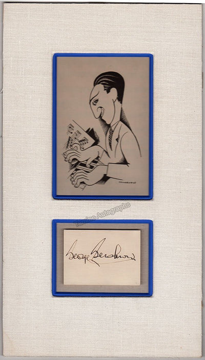 Gershwin, George - Signature & Print