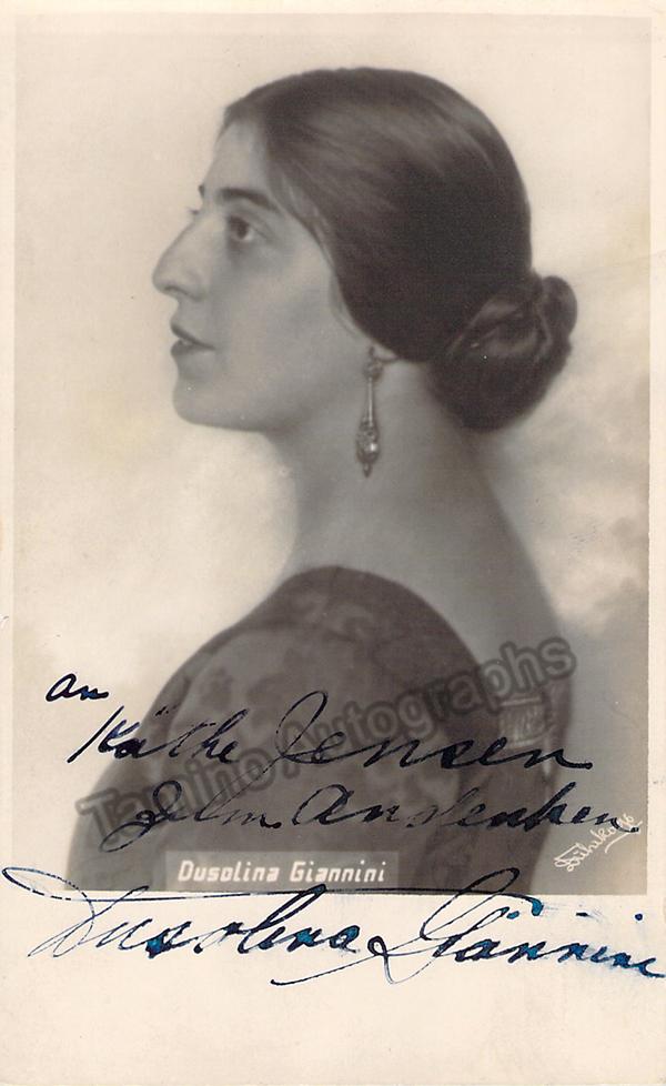 Dusolina Giannini Autographs Tamino Autographs