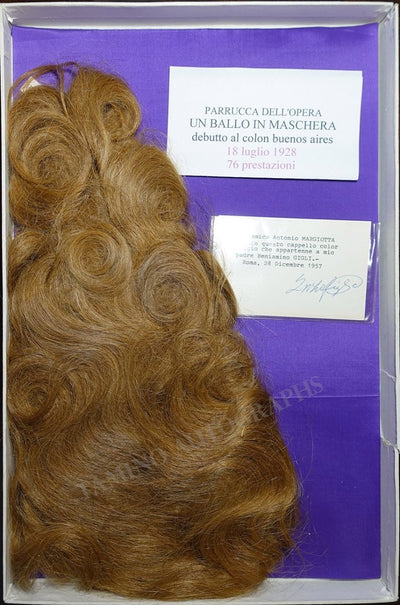 Gigli, Beniamino - Wig Used in Un Ballo in Maschera!