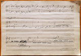 Glazunov, Alexander - Autograph Manuscript of "Introduction and Dance of Salome" 1915
