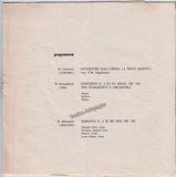 Gorini, Gino - Kurtz, Efrem - Signed Program Bologna 1971