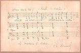 Gounod, Charles - Autograph Music Quote from "Faust" Signed + Photo