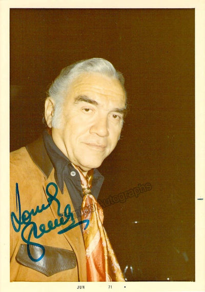 Greene, Lorne - Signed Photo