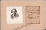 Gretry, Andre - Autograph Note 1812