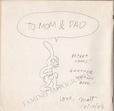 Groening, Matt - Signed Booklet