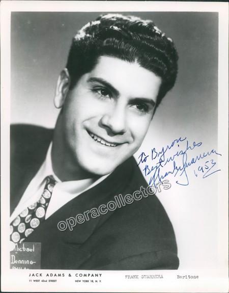 Frank Guarrera Autographs Tamino