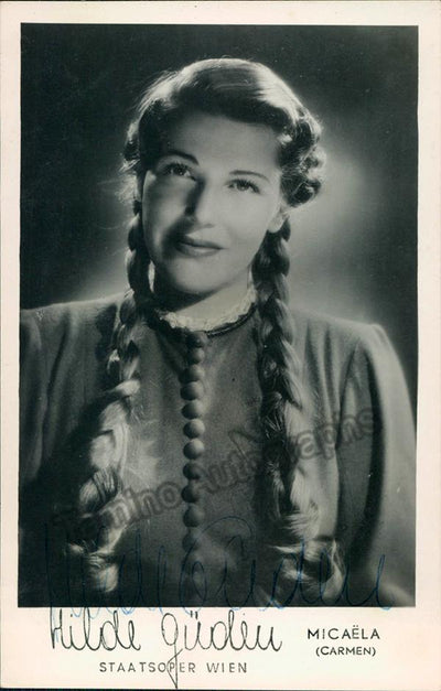 GUEDEN, Hilde (Various Autographs)