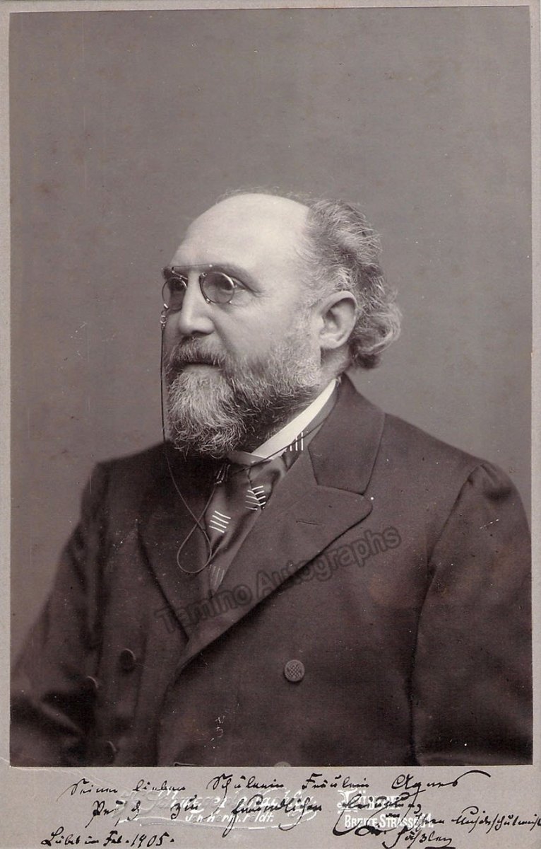 Haessler, Karl - Signed Cabinet Photo 1905