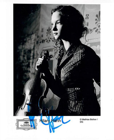 Hahn, Hilary - Signed Promo Photo