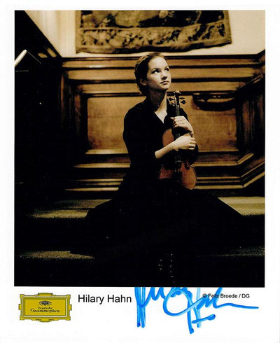 Hahn, Hilary - Signed Promo Photo