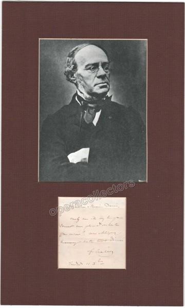 Halevy, Fromental - Autograph Note Signed