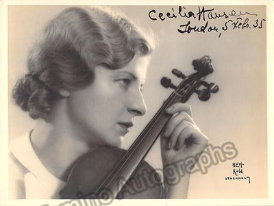 Hansen, Cecilia - Signed Photo