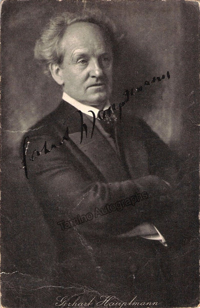 Hauptmann, Gerhardt - Signed Photograph