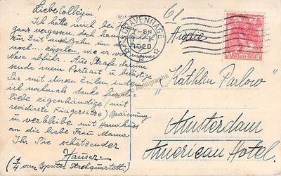 Hauser, Emil - Autograph Note Signed on Photograph