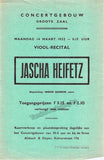 Heifetz, Jascha - 3 Playbills Amsterdam 1932