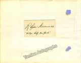 Heifetz, Jascha - Signature Cut on Album Page