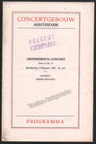 Helmann, Ferdinand - Concert Program Amsterdam 1932 - Pierre Monteux