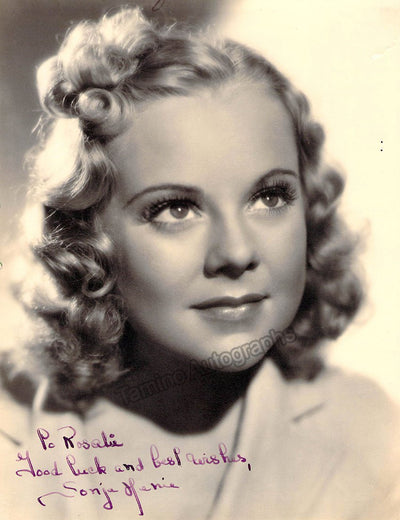 Henie, Sonja - Signed Photo