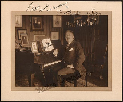 Herbert, Victor - Large Signed Photo with Music Quote