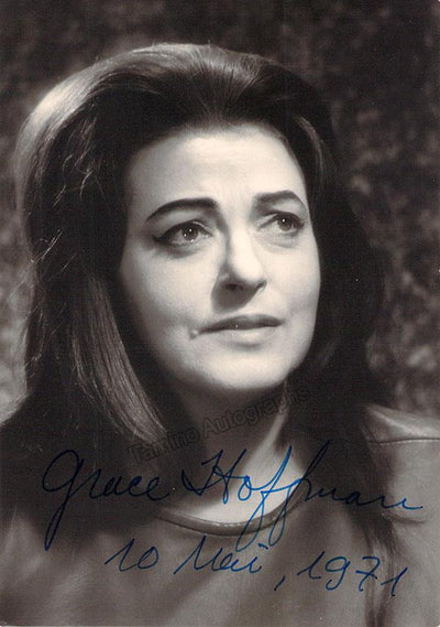 HOFFMAN, Grace (Various Autographs)