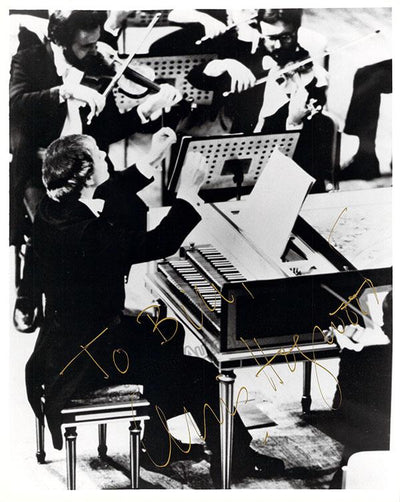 Hogwood, Christopher - Signed Photo in Performance