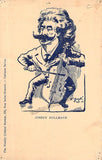 Hollman, Joseph - Signed Photo Postcard 1911 & Caricature