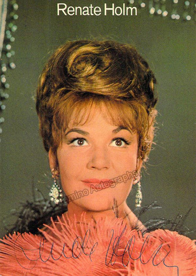 HOLM, Renate (Various Autographs)