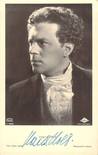 Holt, Hans - Signed Photograph