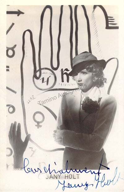 Holt, Jany - Signed Photograph