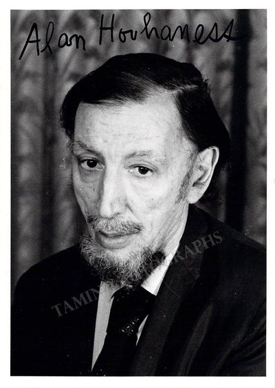 Hovhaness, Alan - Signed Photo