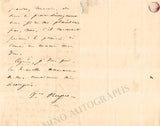 Hugo, Victor - Autograph Letter Signed