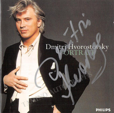 Hvorostovsky, Dmitri - Signed Booklet
