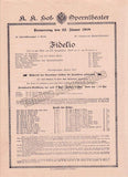 Imperial & Royal Court Opera, Vienna - 10 Playbill Lot 1904-1908