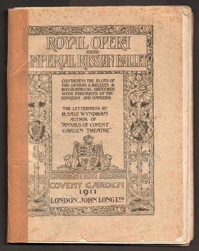 Imperial Russian Ballet & Royal Opera - Season Program 1911