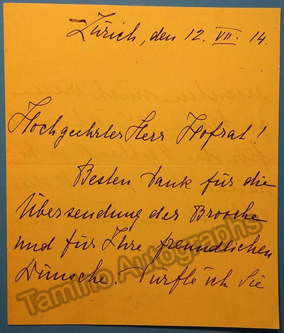 Ivogun, Maria - Signed Letter