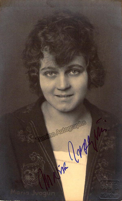 IVOGUN, Maria (Various Autographs)