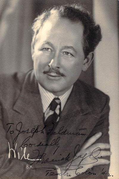 JAGEL, Frederick (Various Autographs)