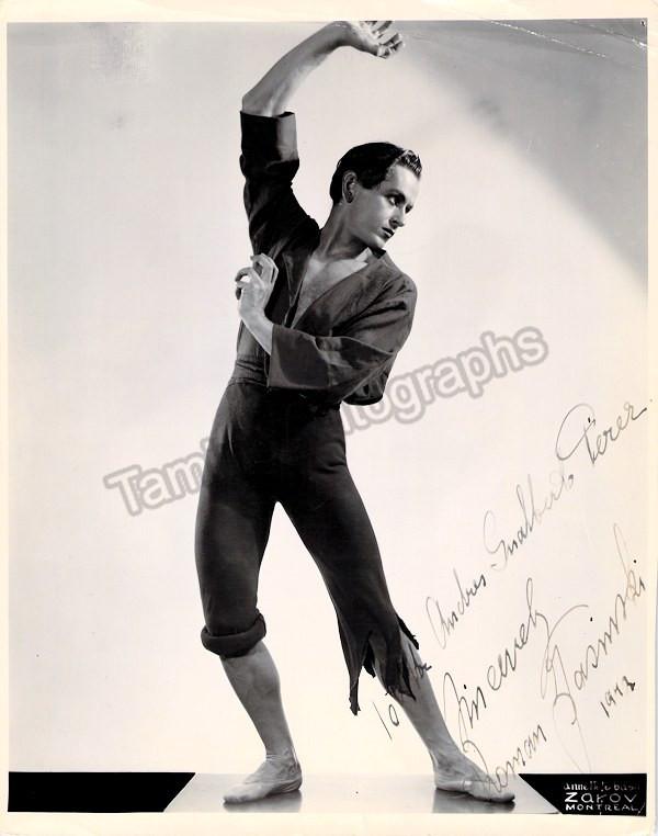Jasinski, Roman - Signed Photo Dancing 1943 - Tamino