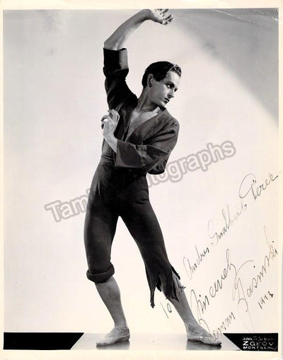 Jasinski, Roman - Signed Photo Dancing 1943