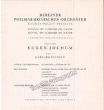 Jochum, Eugen - Lot of 8 Programs 1933-1954
