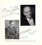 Jochum, Eugen - Puchelt, Gerhard - Signed Program 1953