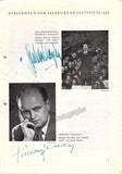 Karajan, Herbert von - Krips, Josef - Fricsay, Ferenc & Others - Signed Magazine 1948