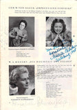 Karajan, Herbert von - Krips, Josef - Fricsay, Ferenc & Others - Signed Magazine 1948