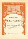 Karajan, Herbert von - Lot of 10 Programs Gesellschaft der Musikfreunde 1952-1953