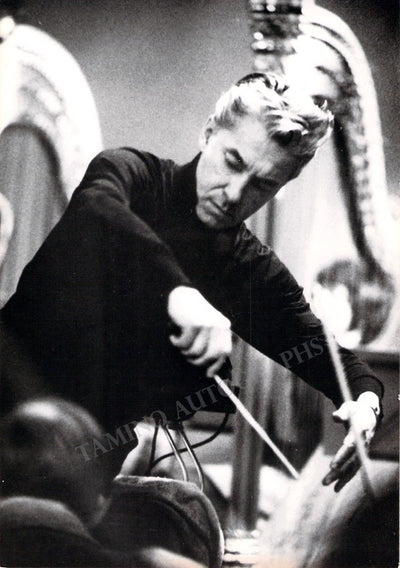 Karajan, Herbert von - Lot of 95+ Photo Postcards