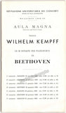 Kempff, Wilhelm - Lot of 7 Programs 1956-1979