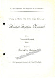 Kempff, Wilhelm - Lot of 7 Programs 1956-1979
