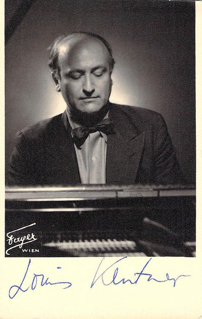 Kentner, Louis - Signed Photo in Performance