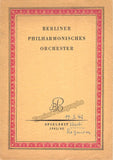 Kittel, Bruno - Concert Programs Berlin 1936-1942